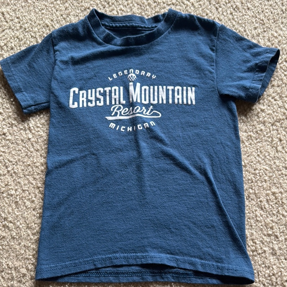 Artisan Blue Short Sleeve Tee Crystal Mountain